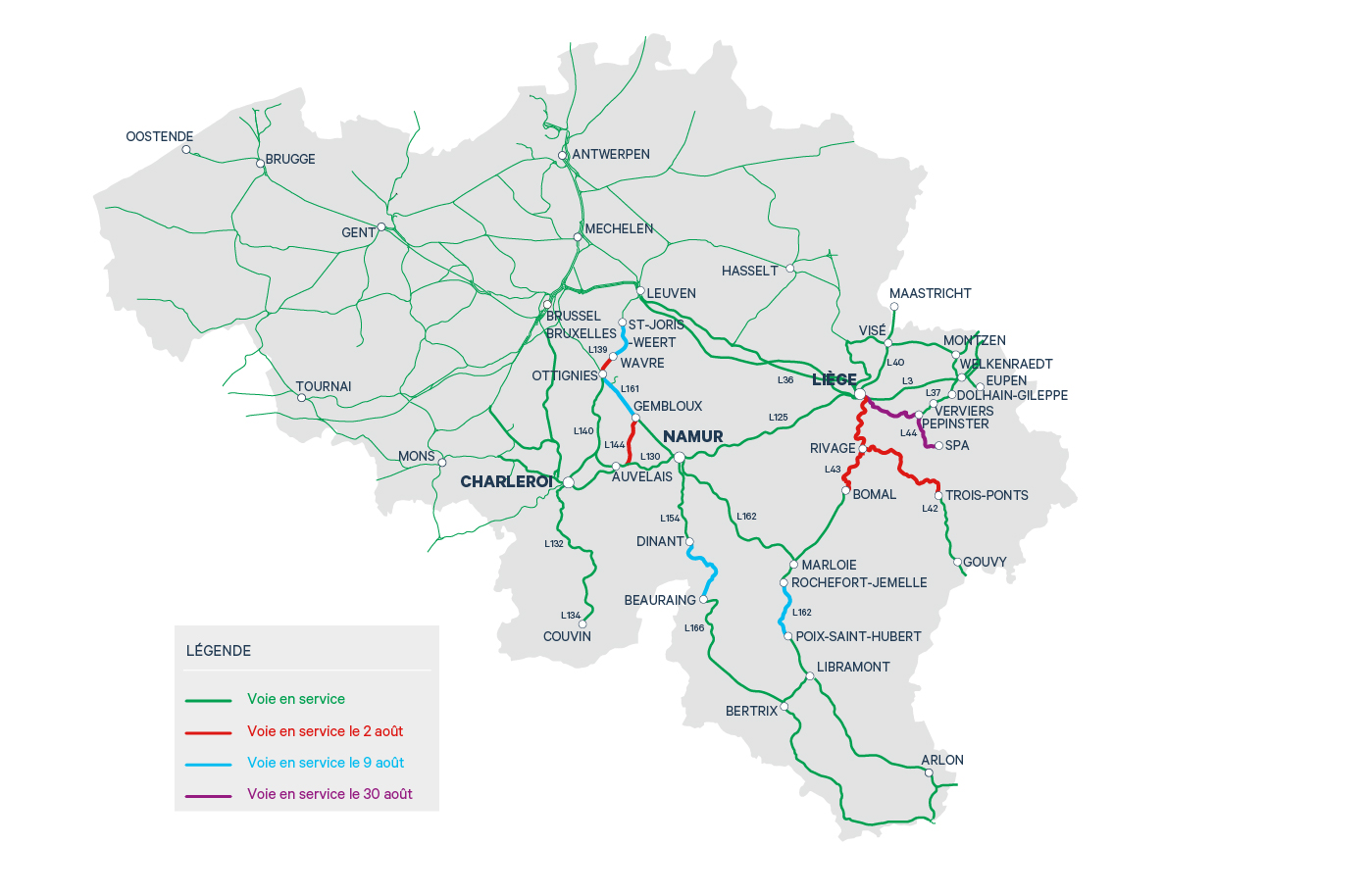 Infrabel Floods update